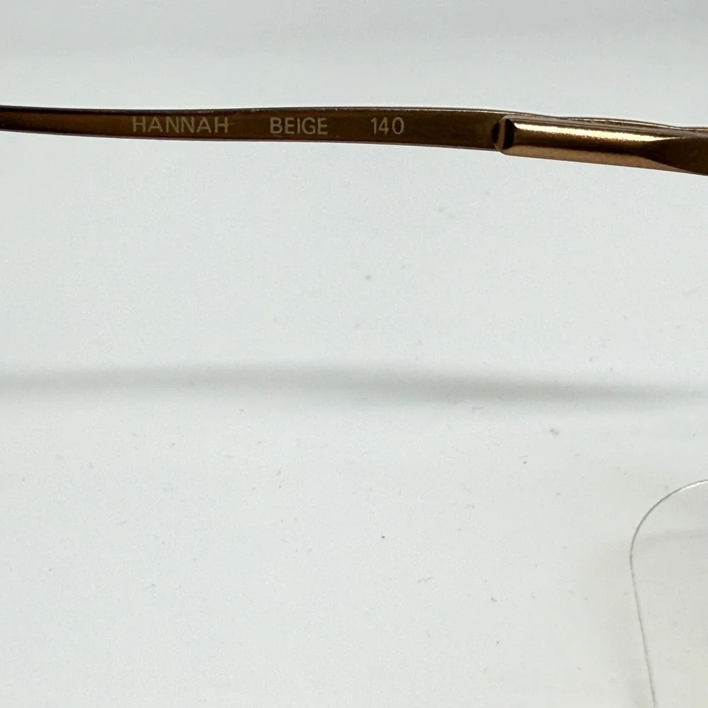 Rembrandt Hannah Beige Glasses 140 Oval Eyeglasses Frames Only 21197‎